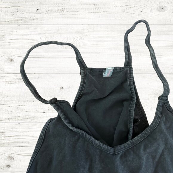 Free People Movement Mini Hot Shot Dress XS Dark Gray - Picture 4 of 5